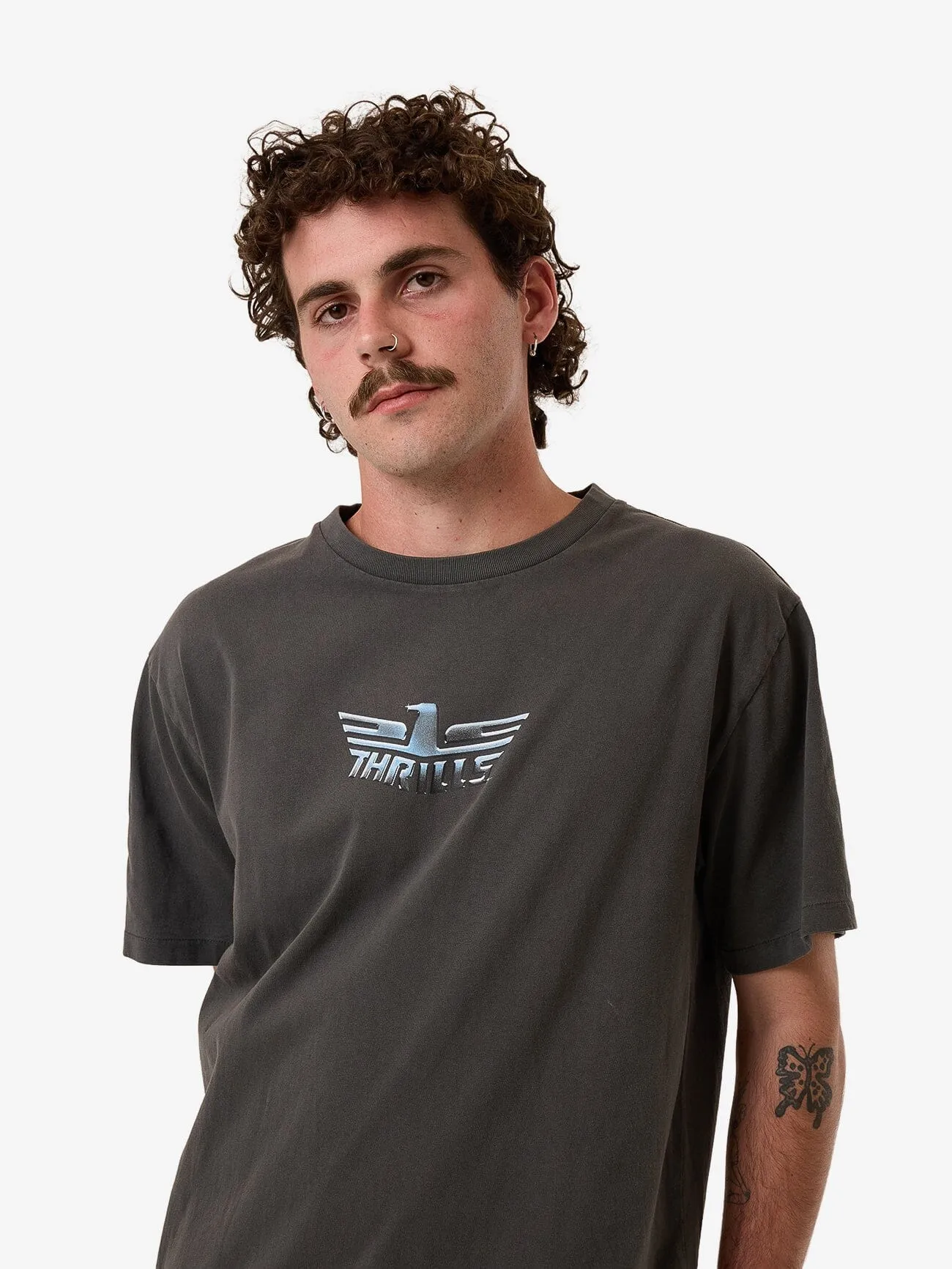 Inflight Merch Fit Tee - Merch Black