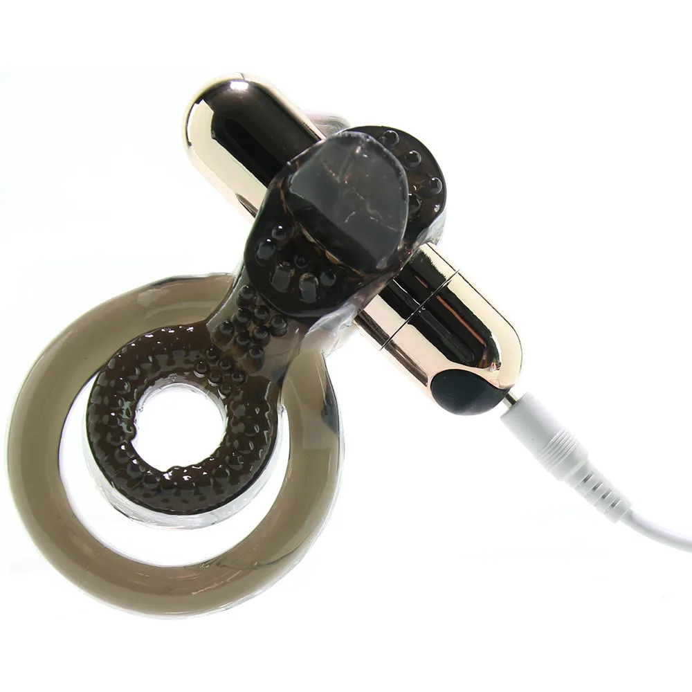 Jayden Vibrating Erection Enhancer in Rose Gold