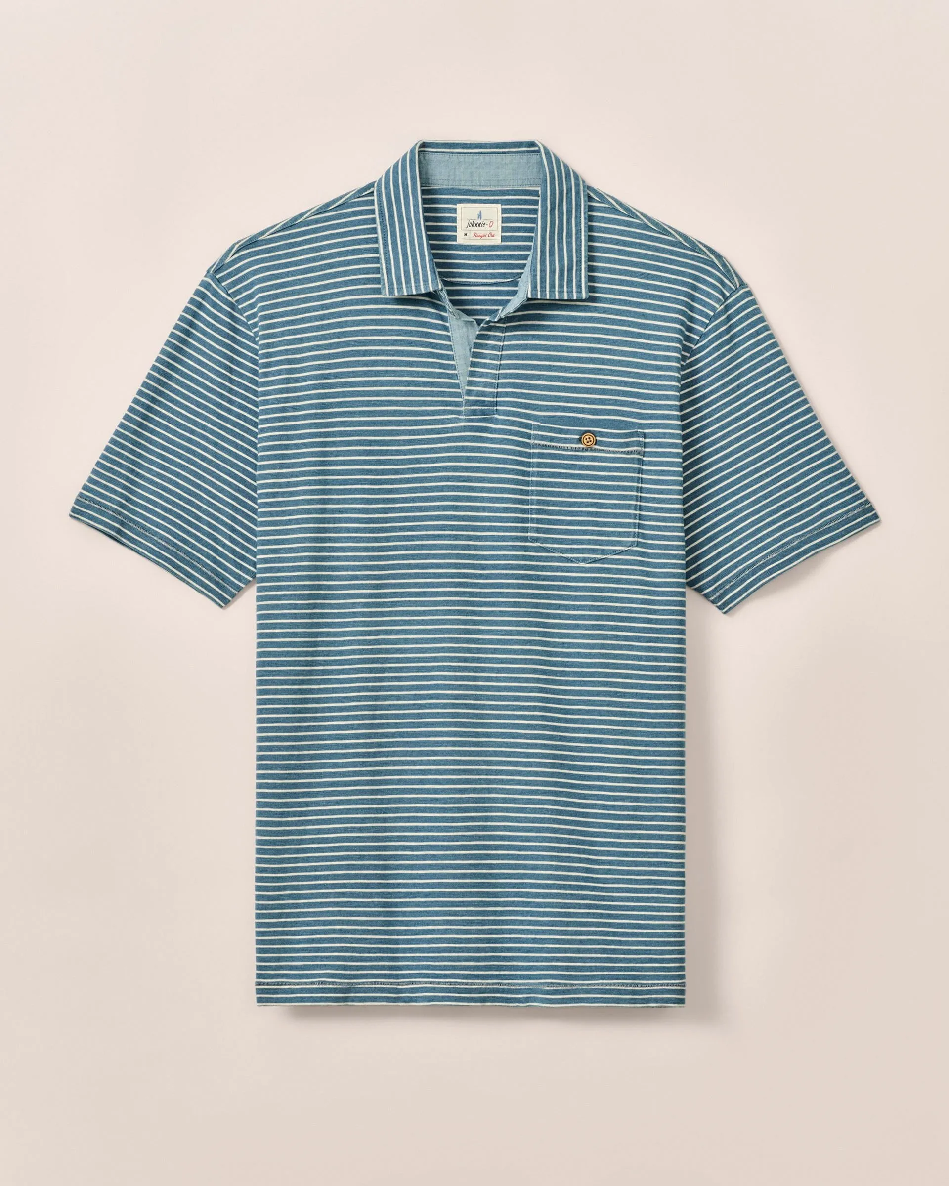 Johnny Collar Cotton Polo - Brandt