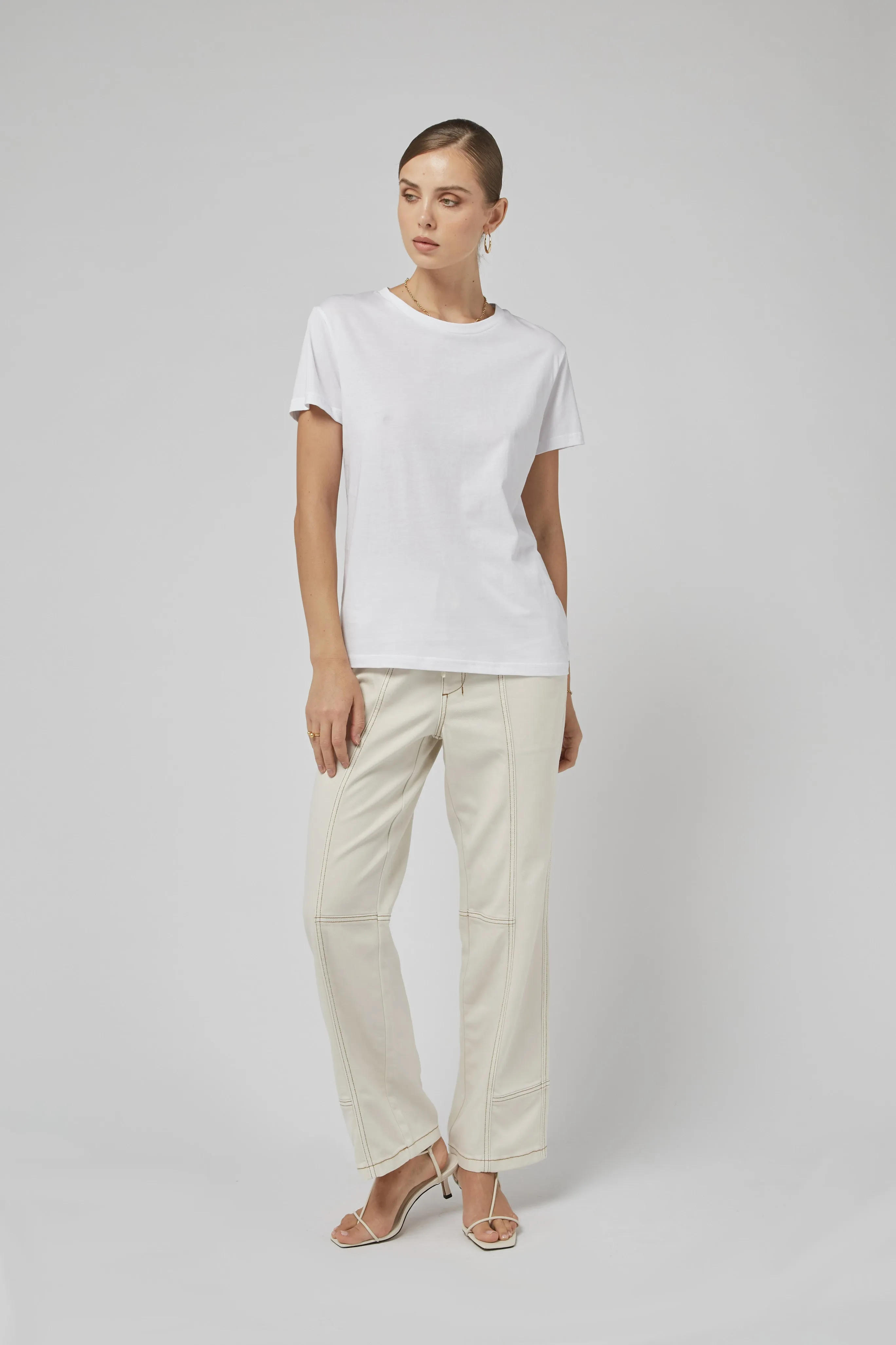 Kara Cream Tencel Pants
