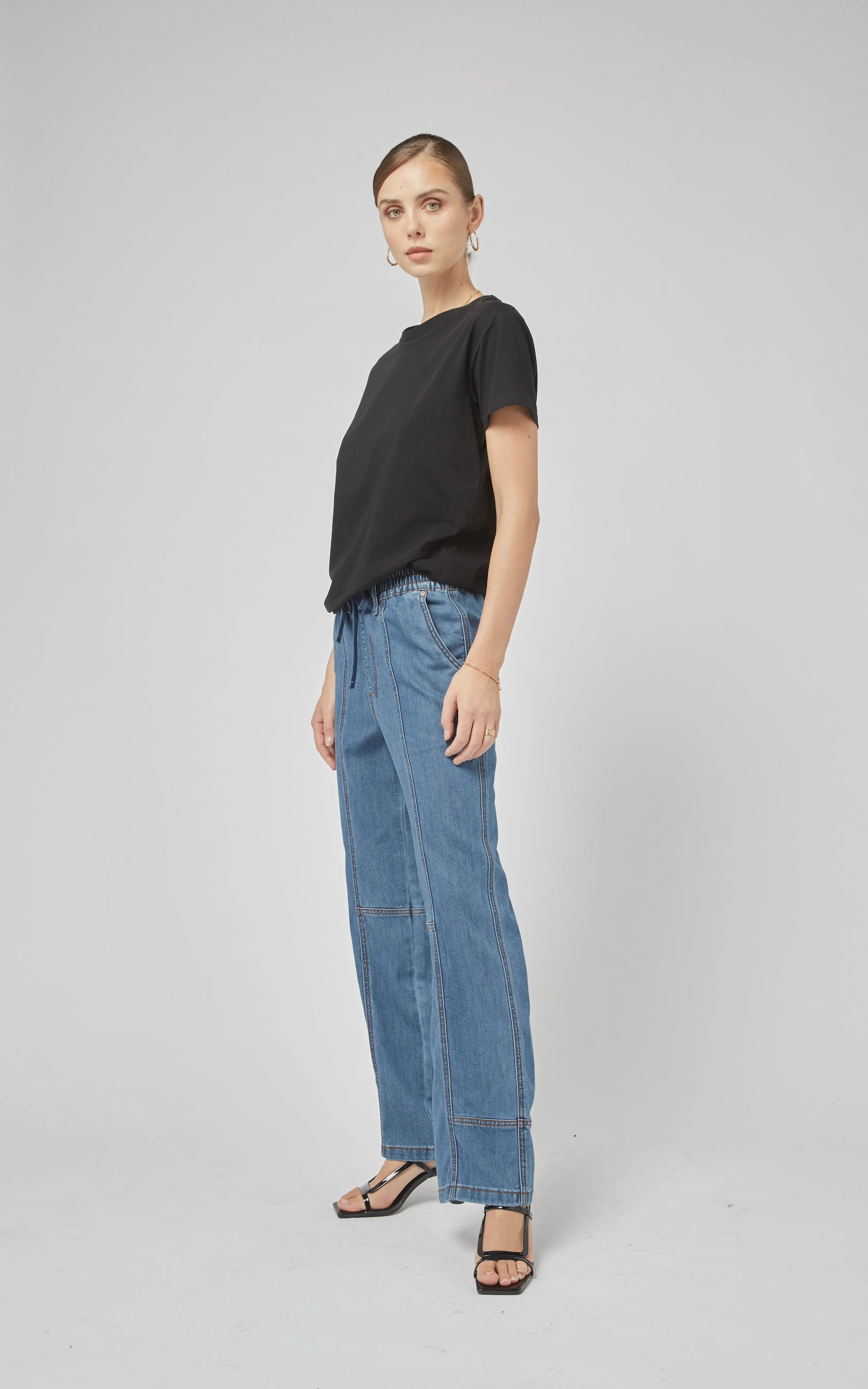 Kara Denim Tencel Pants