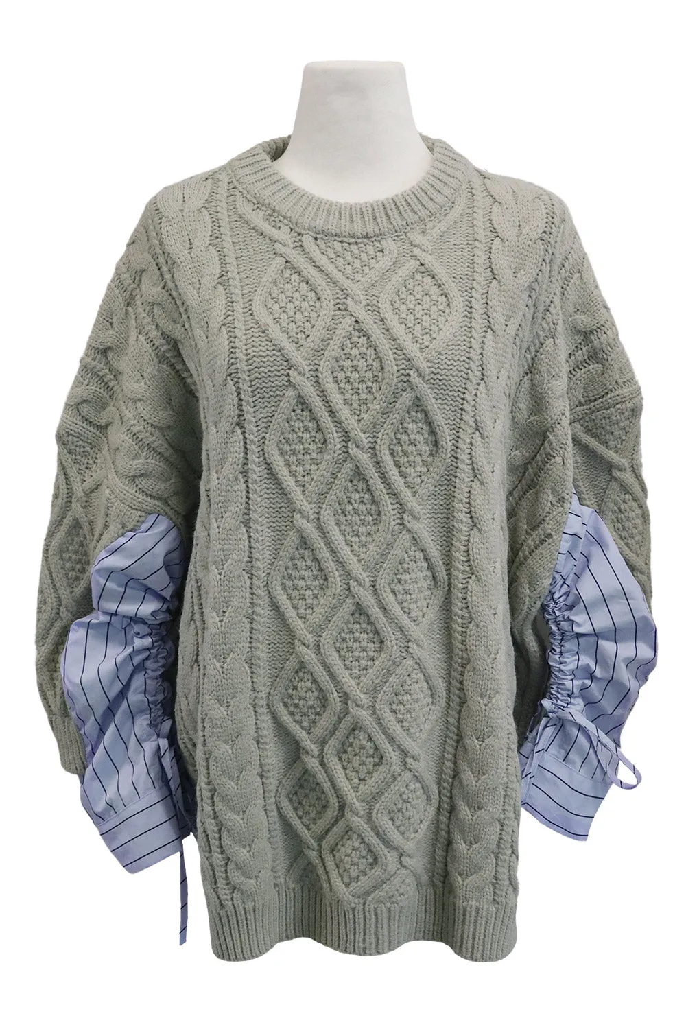 Kathy Shirt Combo Knit Pullover