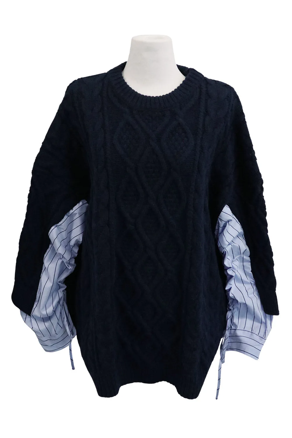 Kathy Shirt Combo Knit Pullover