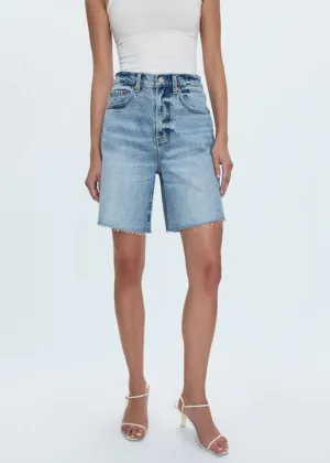 Kaylee High-Rise Pinched Loose Straight Short - Boulder