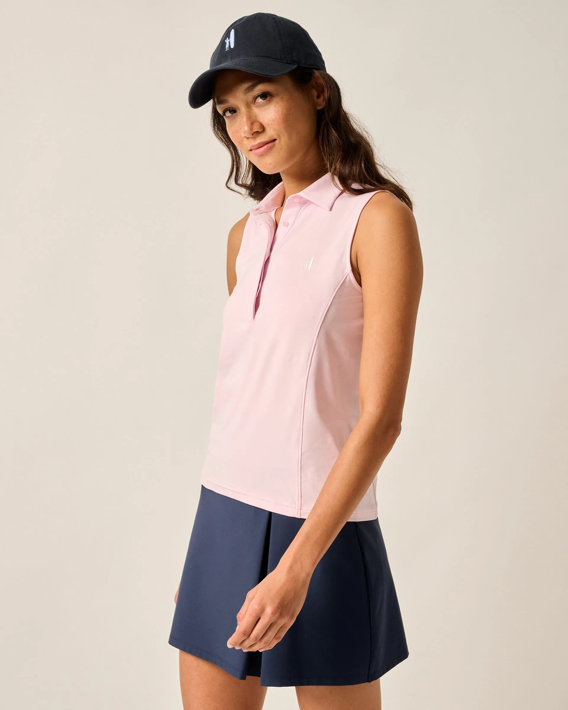 Kaylee Performance Sleeveless Polo
