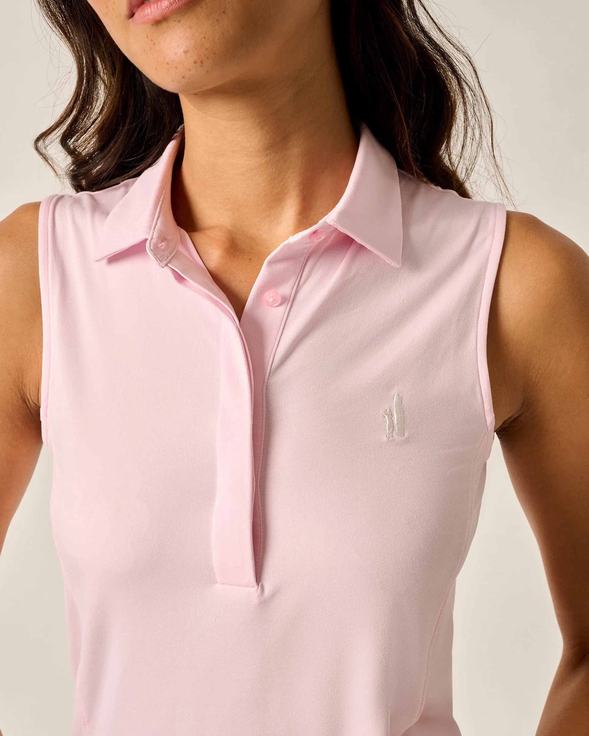 Kaylee Performance Sleeveless Polo