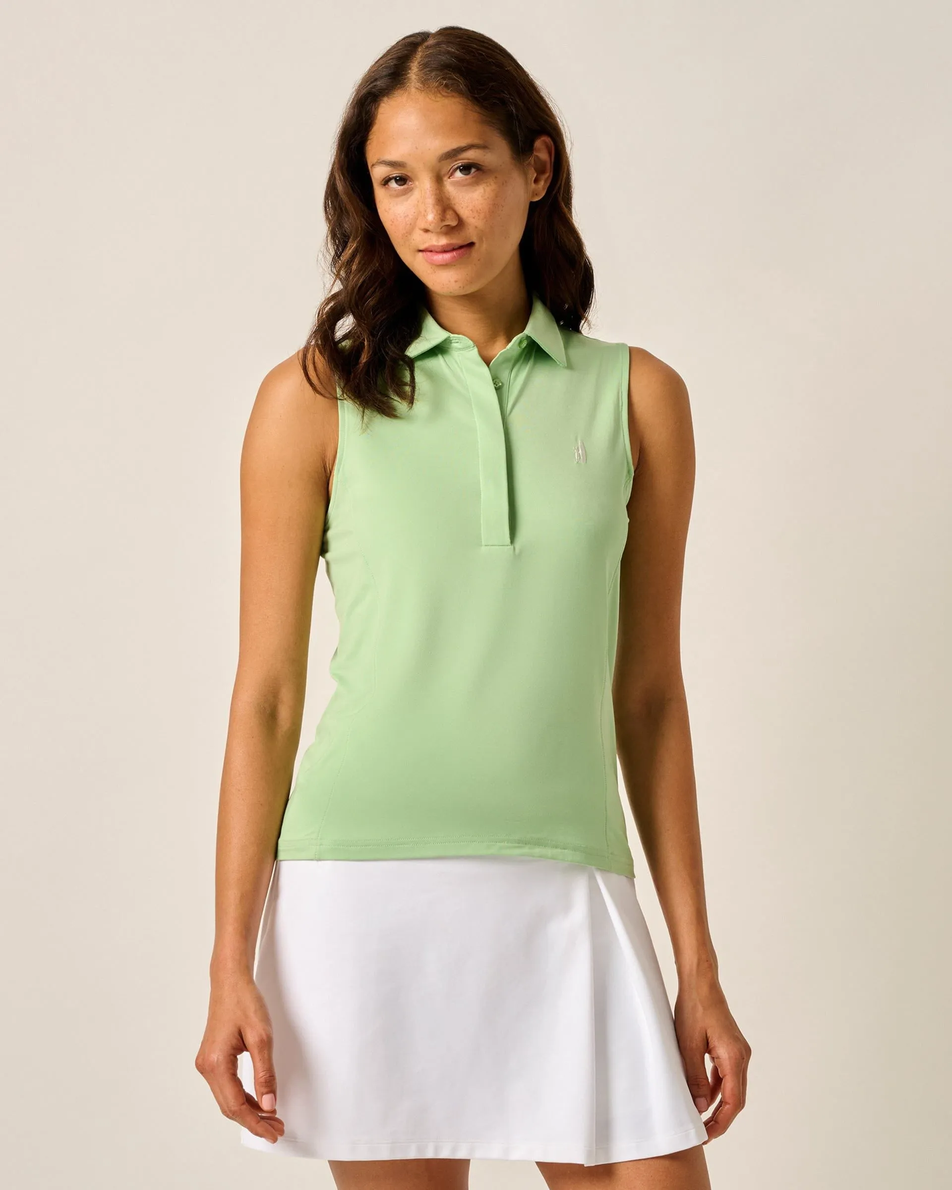 Kaylee Performance Sleeveless Polo