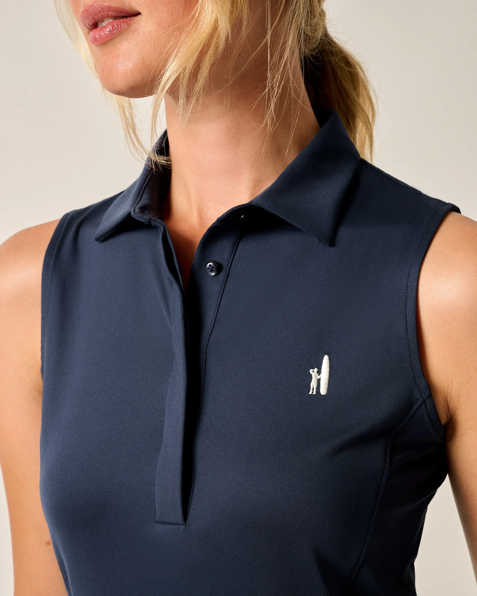 Kaylee Performance Sleeveless Polo