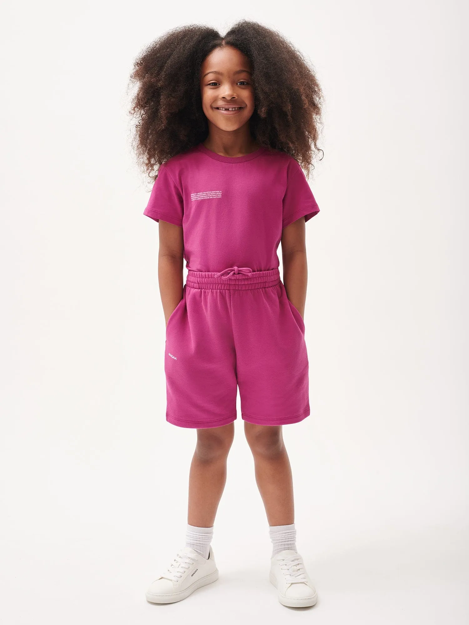 Kids' 365 Midweight Long Shorts—berry purple