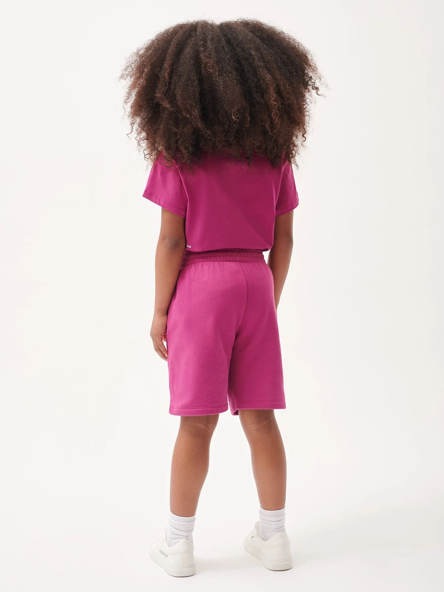 Kids' 365 Midweight Long Shorts—berry purple