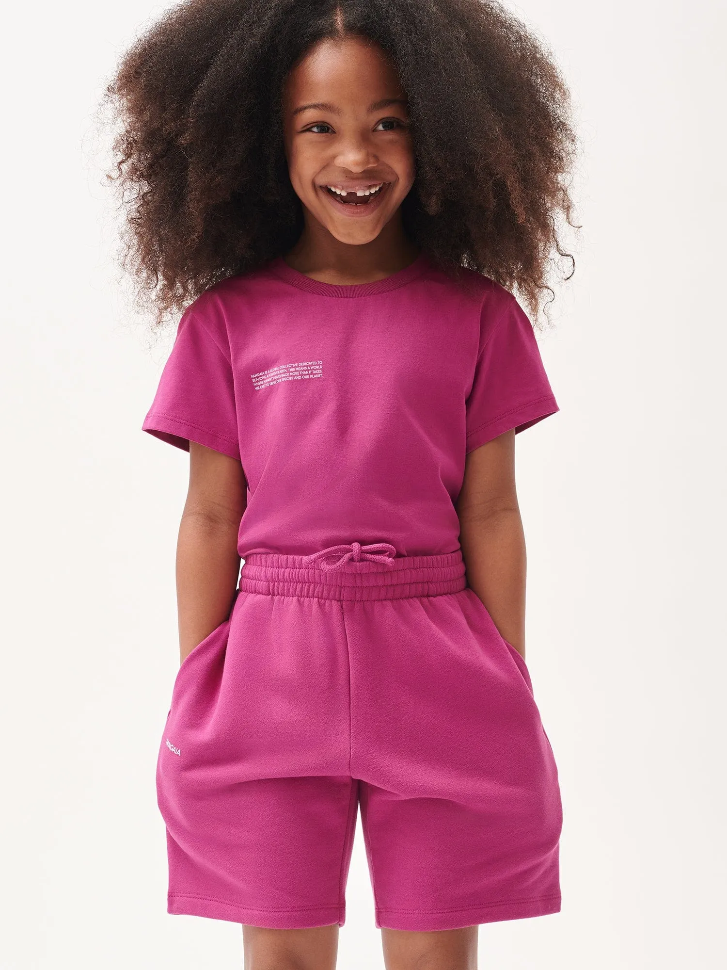 Kids' 365 Midweight Long Shorts—berry purple