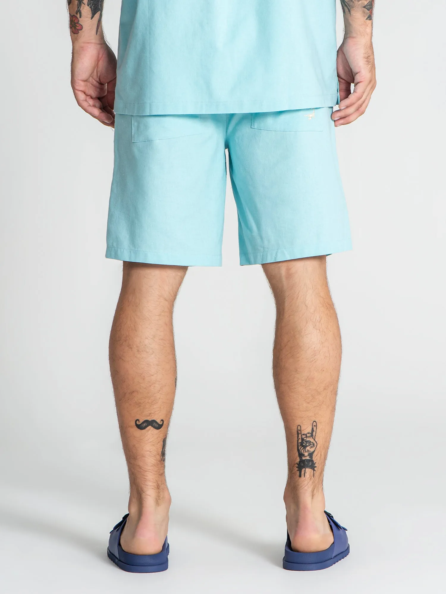 Light Blue Natura Shorts