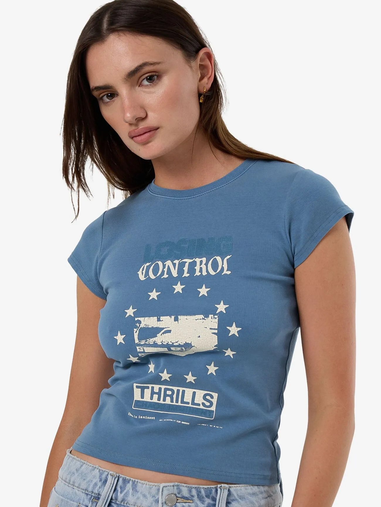 Losing Control Club Tee  - Storm Blue