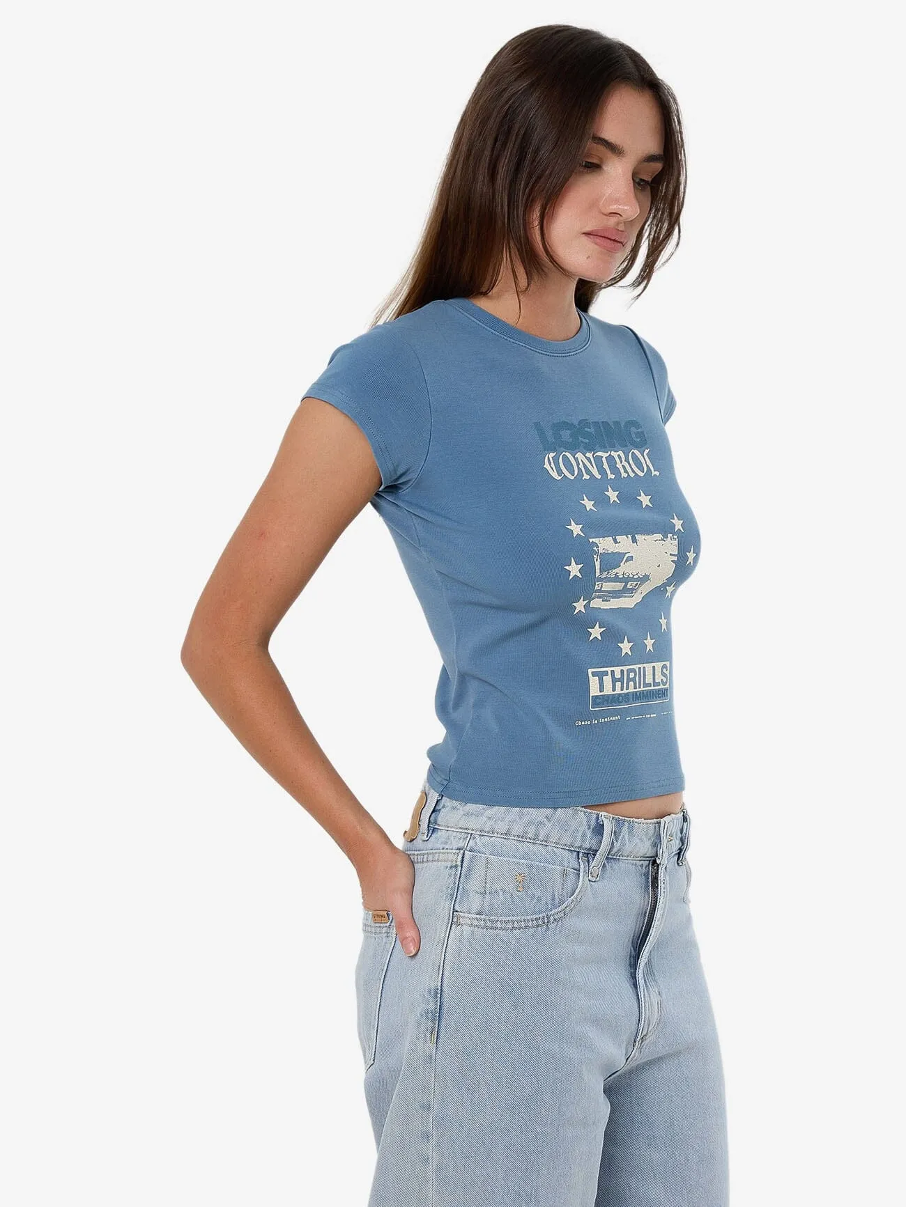 Losing Control Club Tee  - Storm Blue