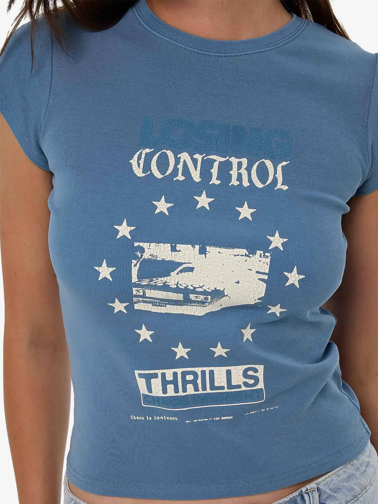 Losing Control Club Tee  - Storm Blue
