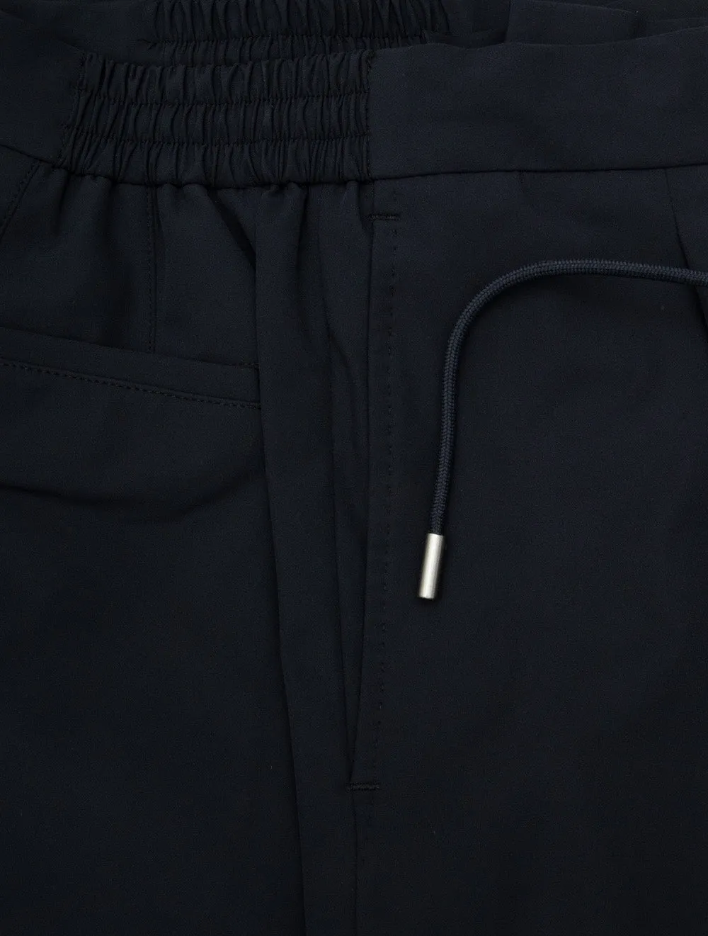 Louis Copeland Drawstring Tech Trousers Navy