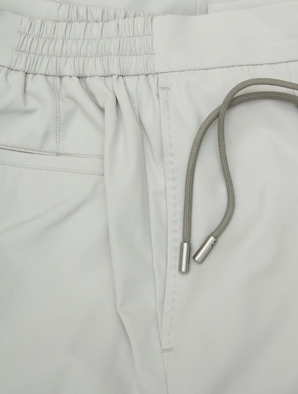 Louis Copeland Drawstring Tech Trousers Stone