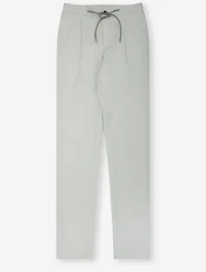 Louis Copeland Drawstring Tech Trousers Stone