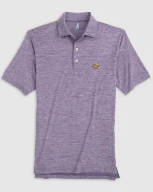 LSU Huronn Featherweight Performance Polo - Tiger Eye Logo