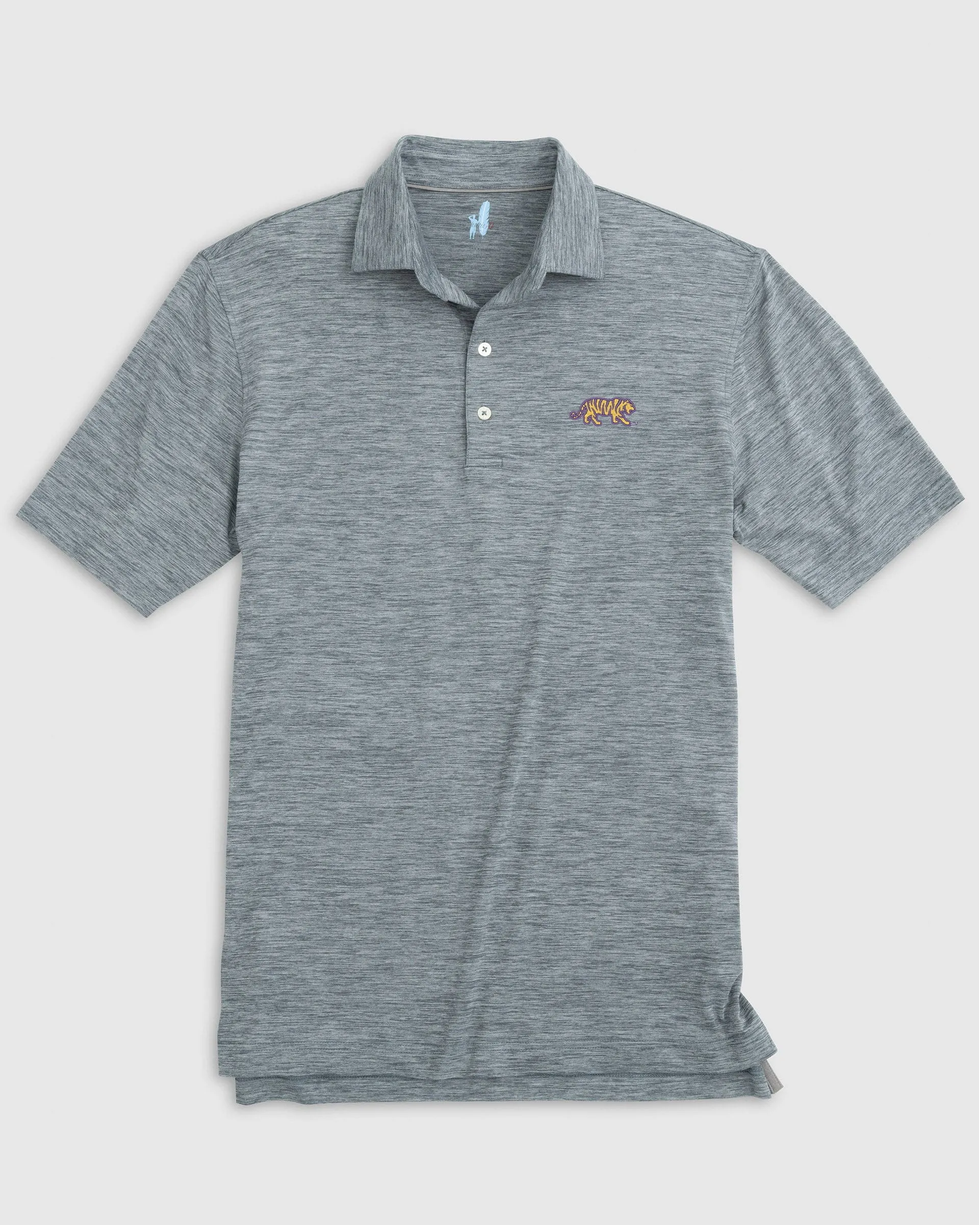 LSU Huronn Featherweight Performance Polo - Tiger Mike Logo