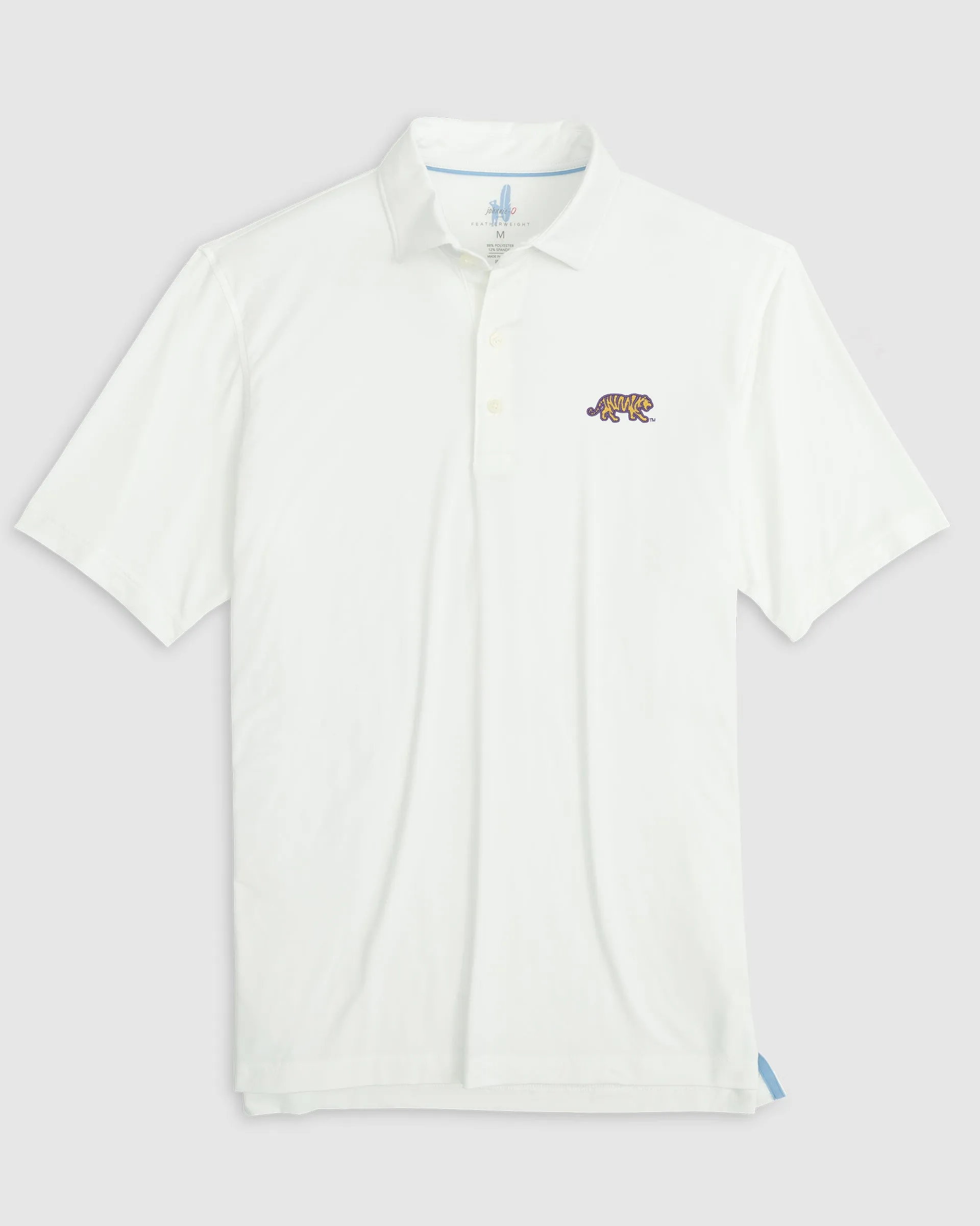 LSU Huronn Featherweight Performance Polo - Tiger Mike Logo