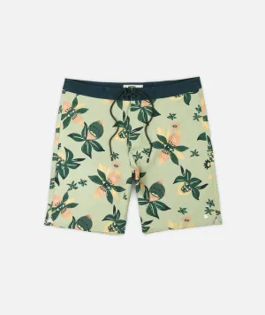 Mako Performance Boardshort - Sage Green