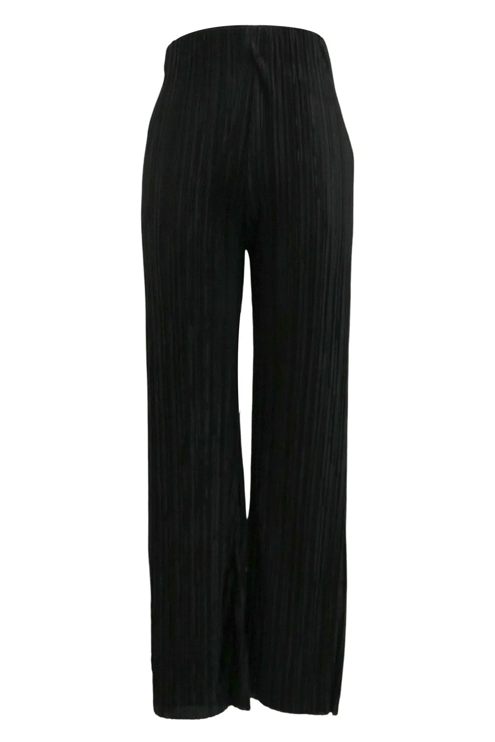 Maria Flared Leg Plisse Pants