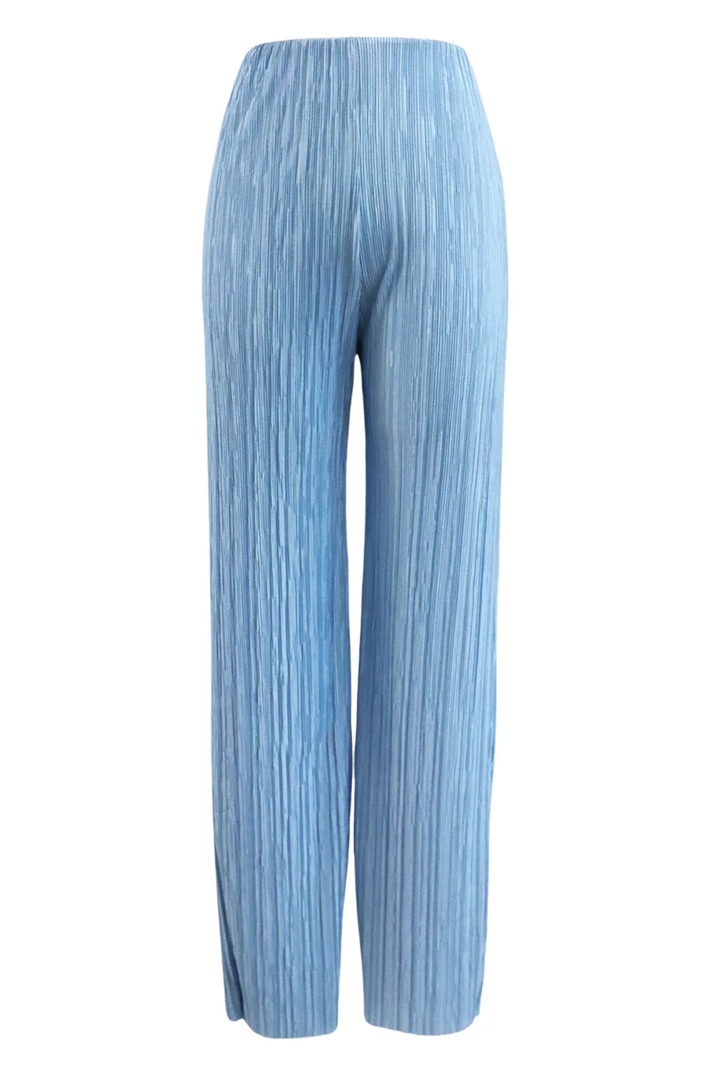 Maria Flared Leg Plisse Pants