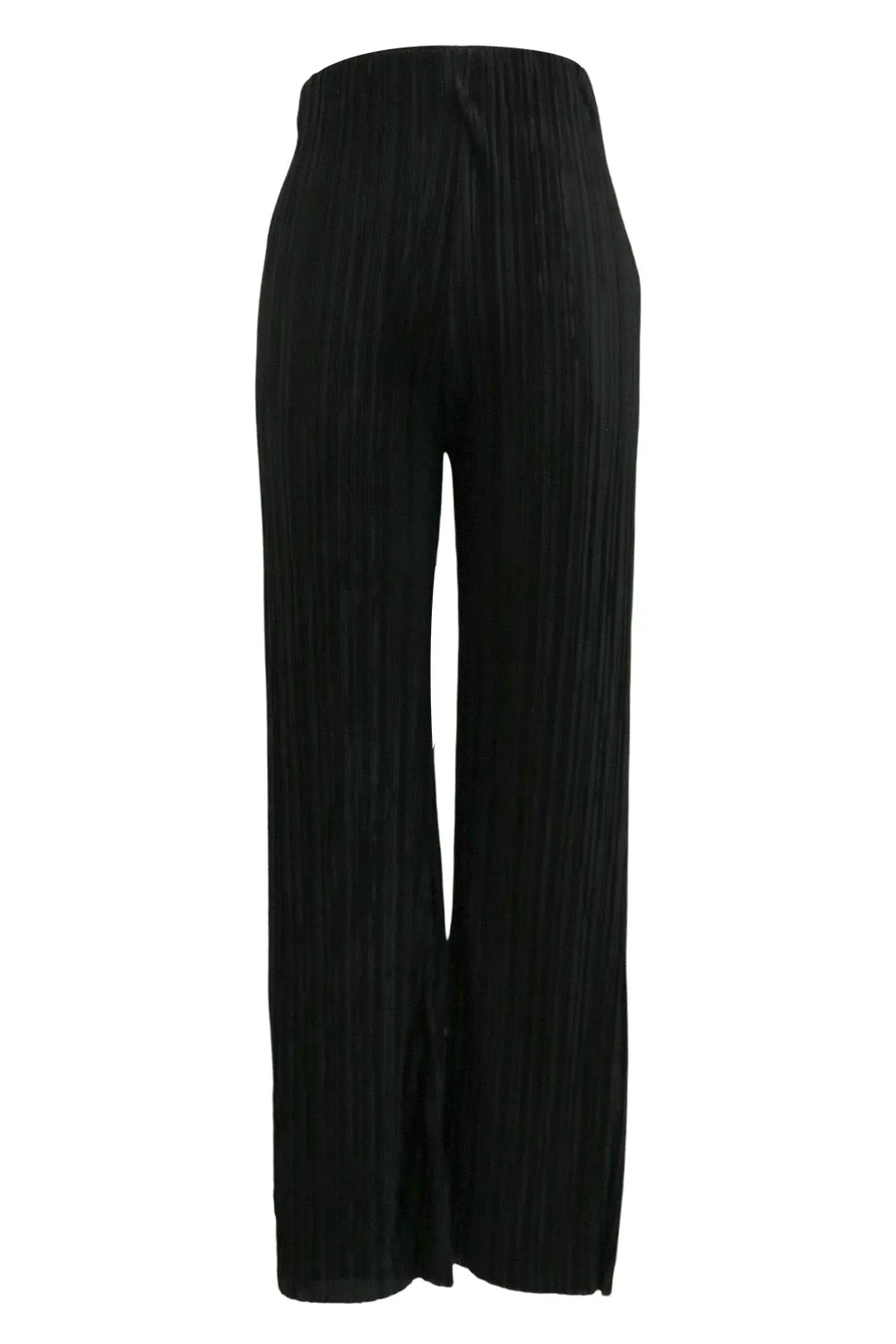 Maria Flared Leg Plisse Pants