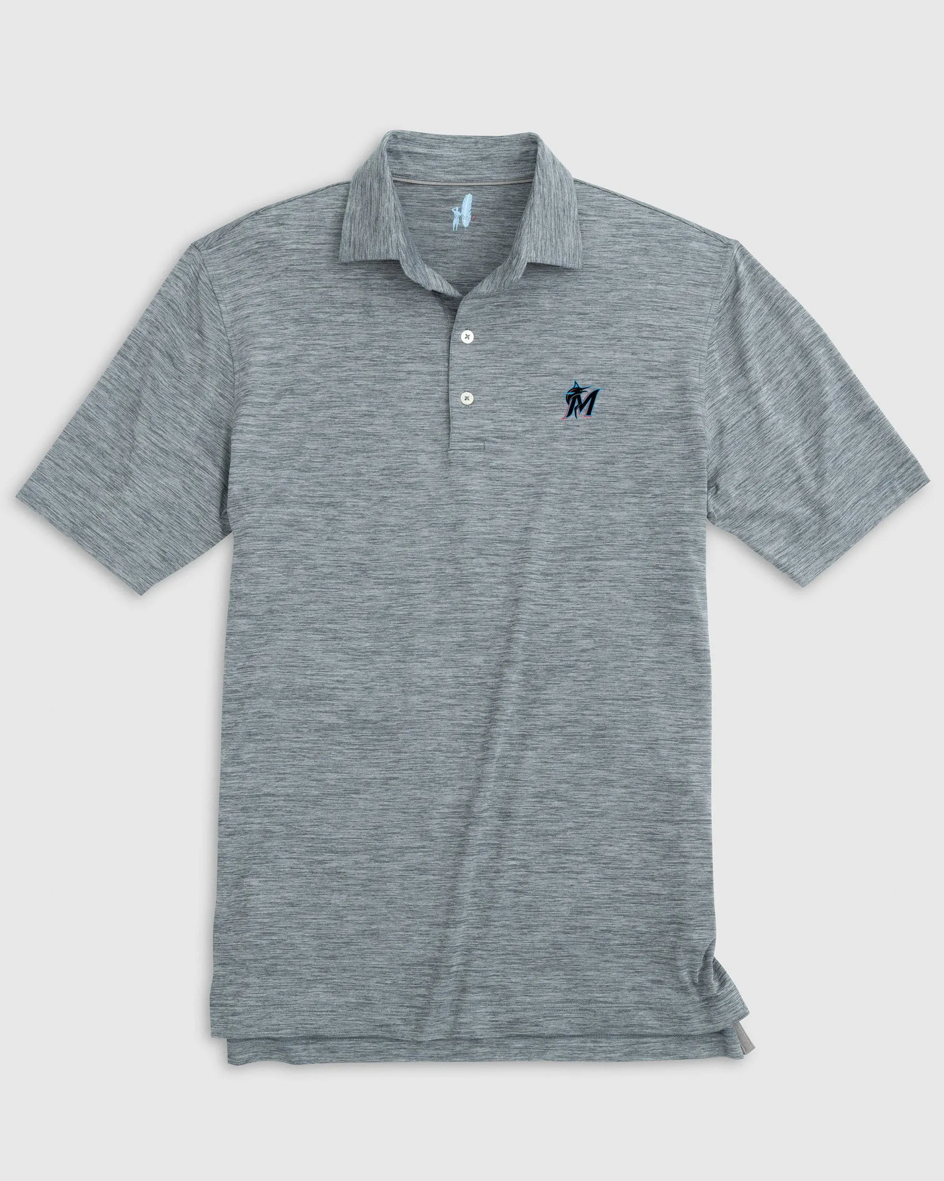 Miami Marlins Huronn Featherweight Performance Polo