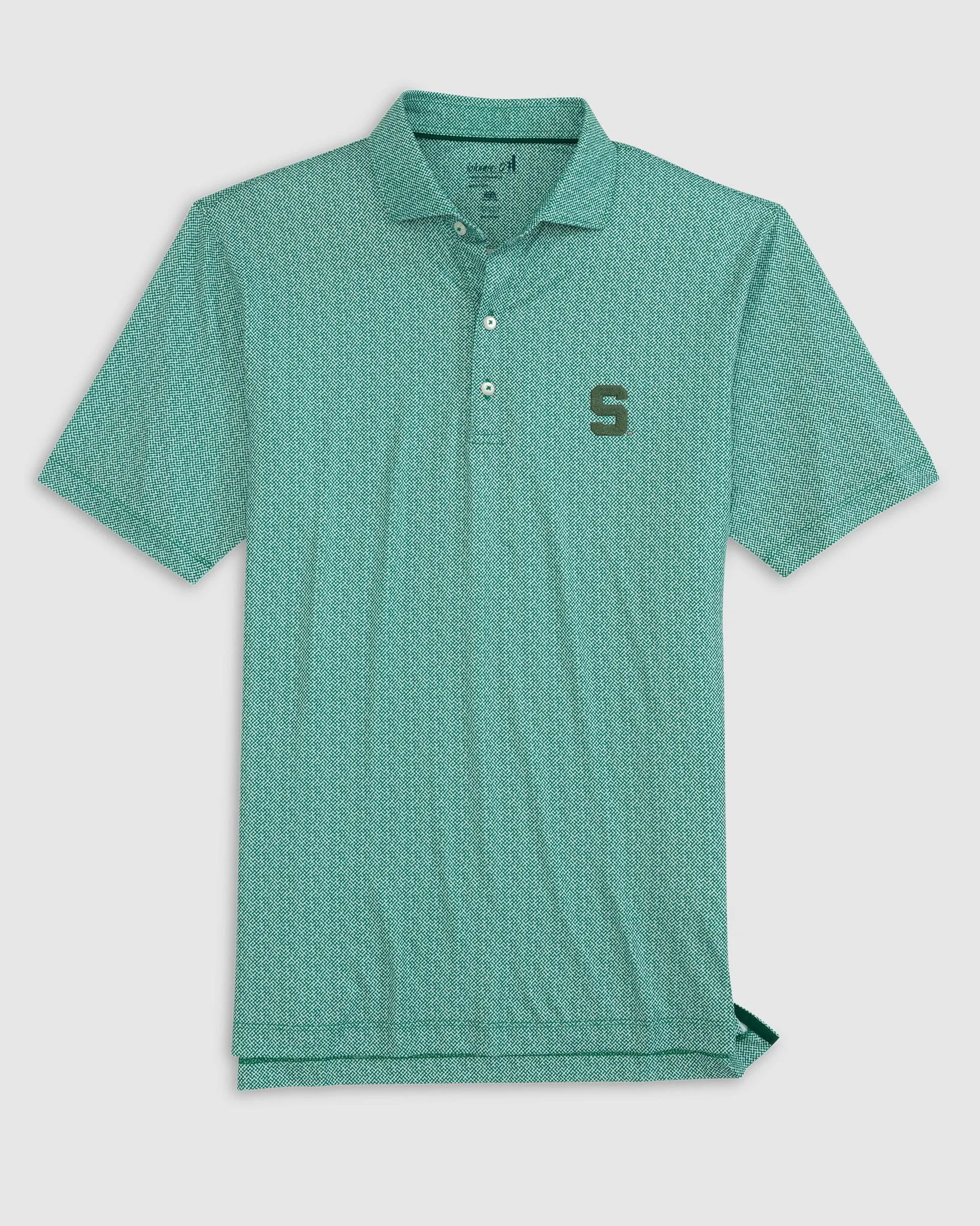 Michigan State Hinson Jersey Performance Polo - S Logo