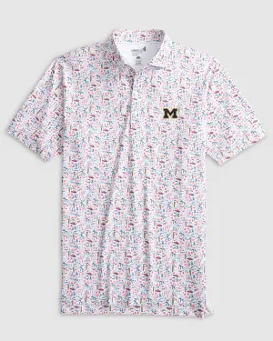 Michigan The Great Lakes Jersey Performance Polo