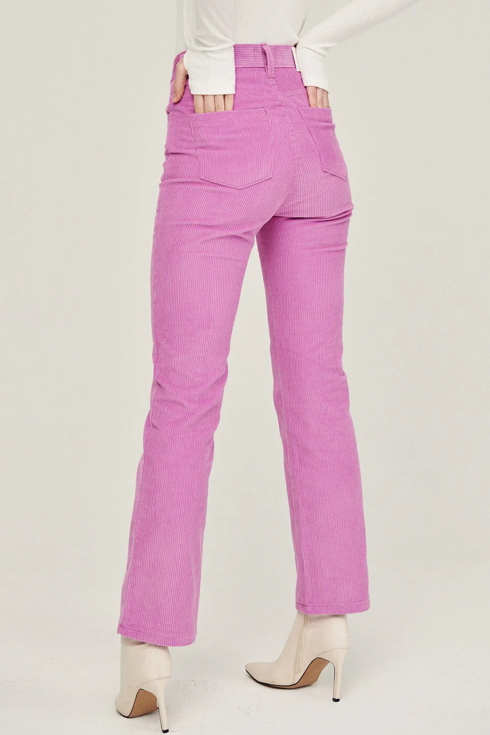 Monina High Waist Corduroy Pants