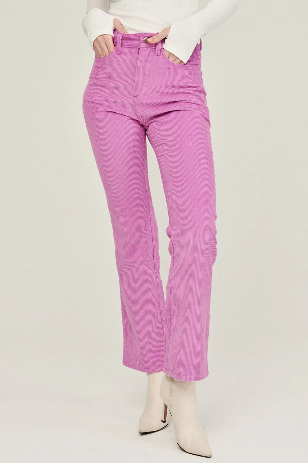 Monina High Waist Corduroy Pants