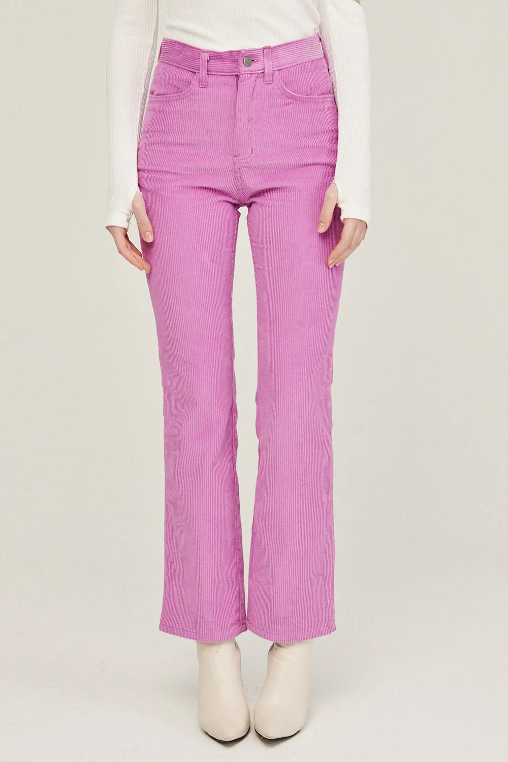 Monina High Waist Corduroy Pants