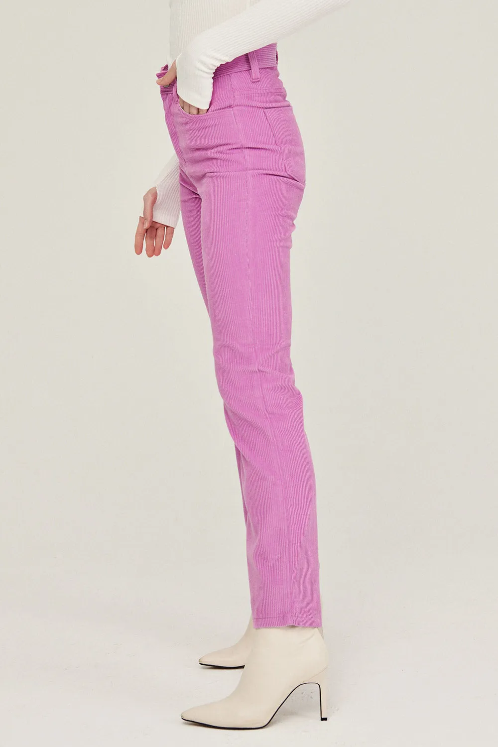 Monina High Waist Corduroy Pants