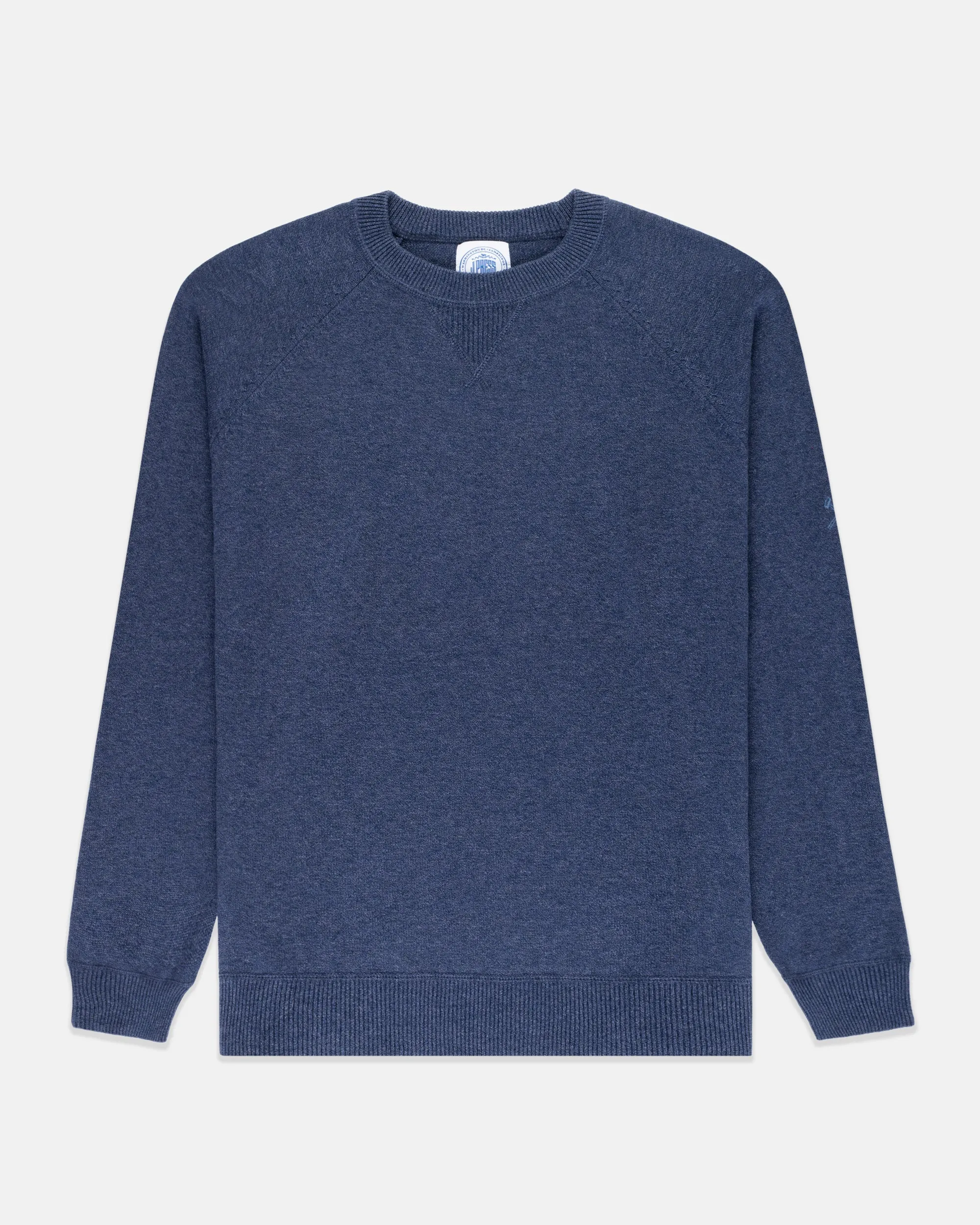 NAVY COTTON/LINEN SUMMER SWEATSHIRT