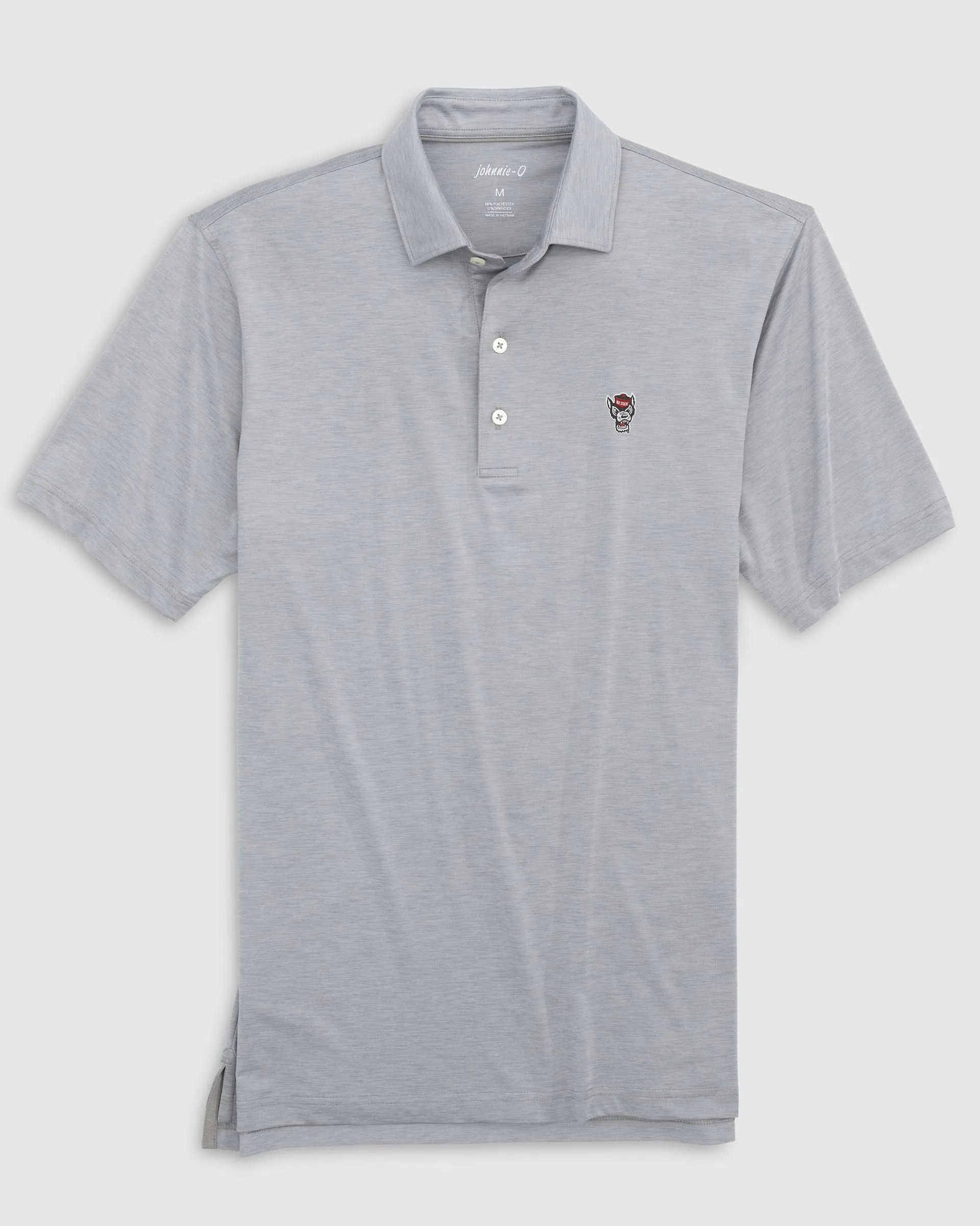 NC State Huronn Featherweight Performance Polo - Wolf Logo