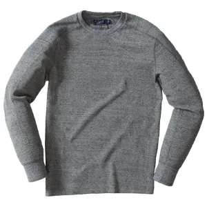 New Spencer Waffle Crew - Gray Marl