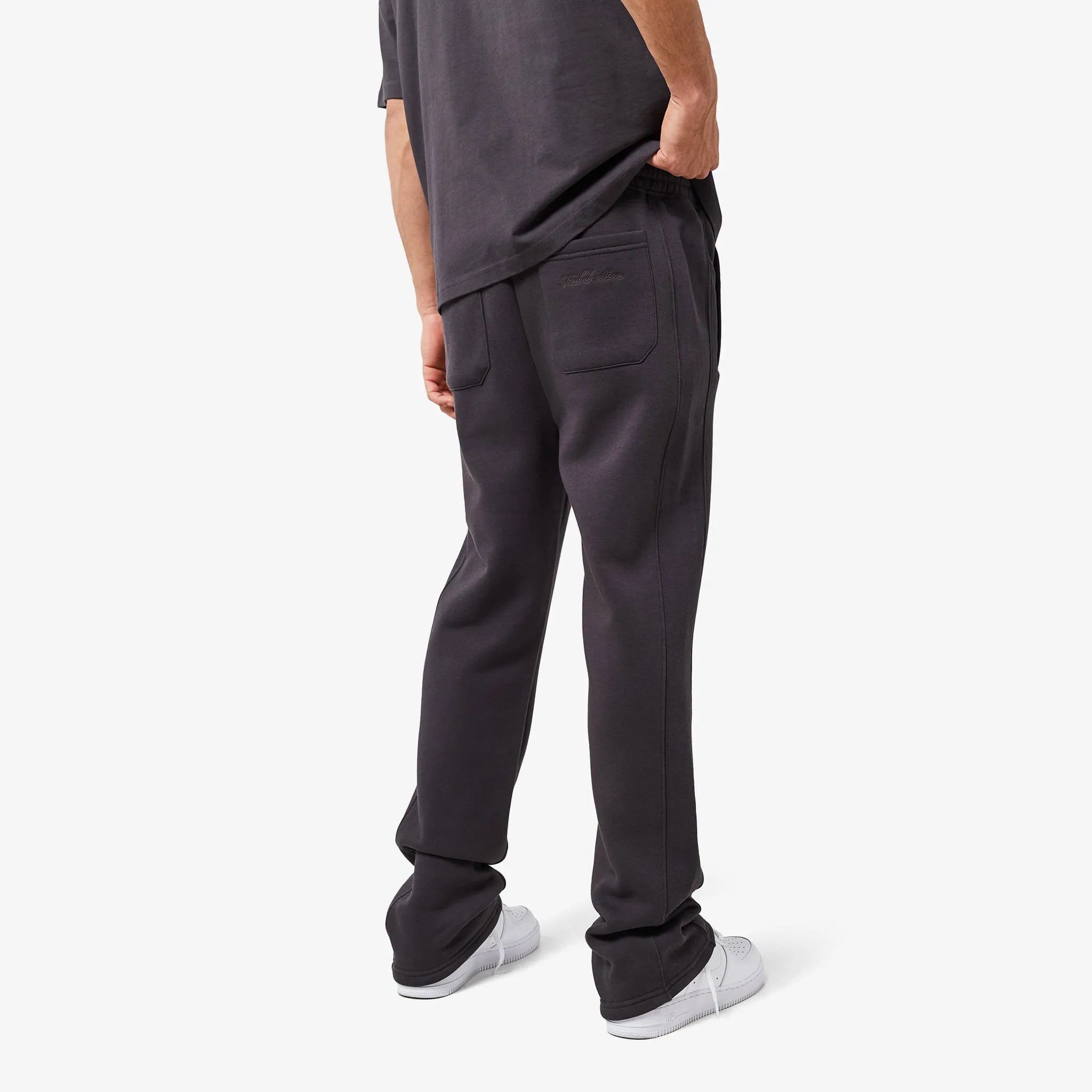 Open Hem Set | Dark Grey