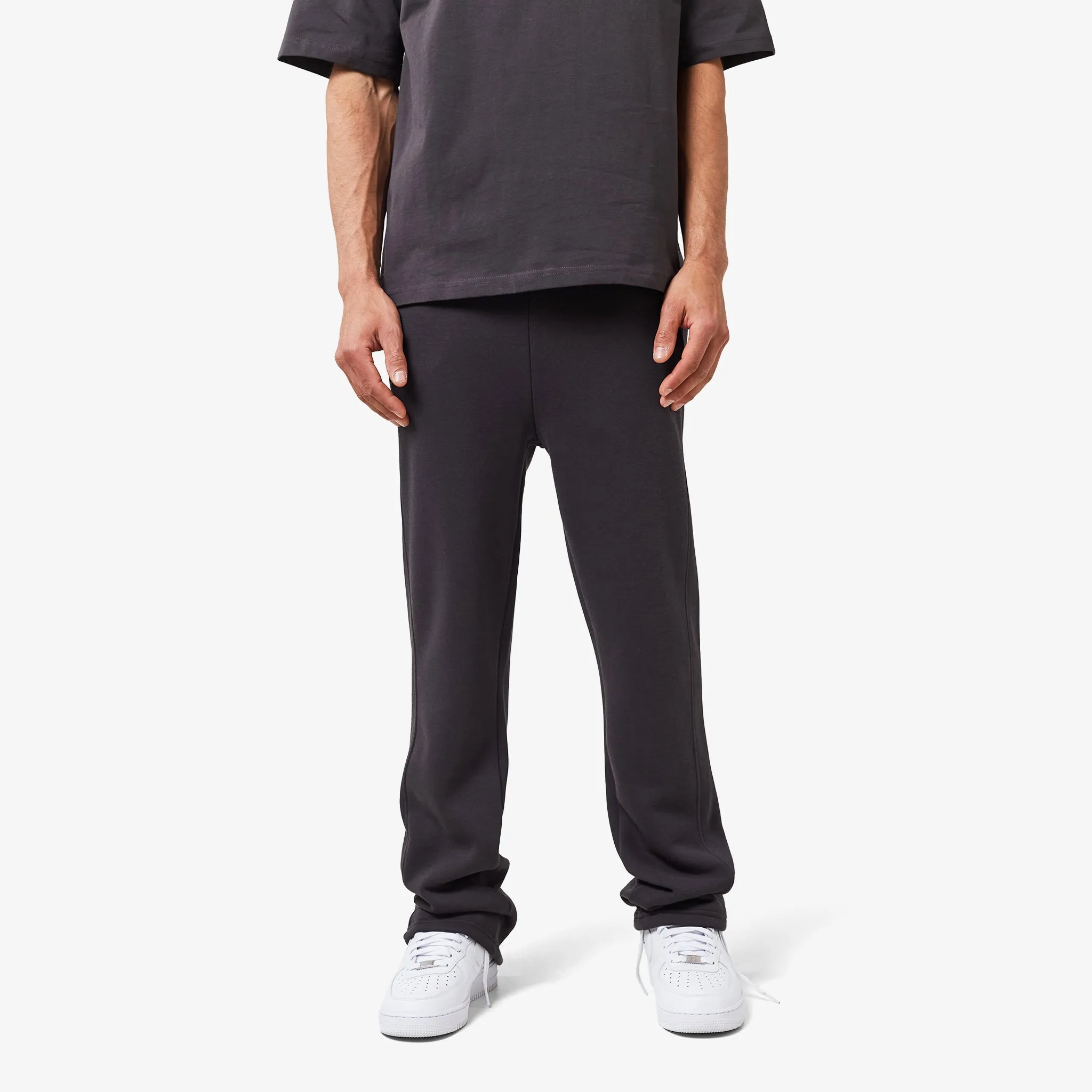 Open Hem Set | Dark Grey