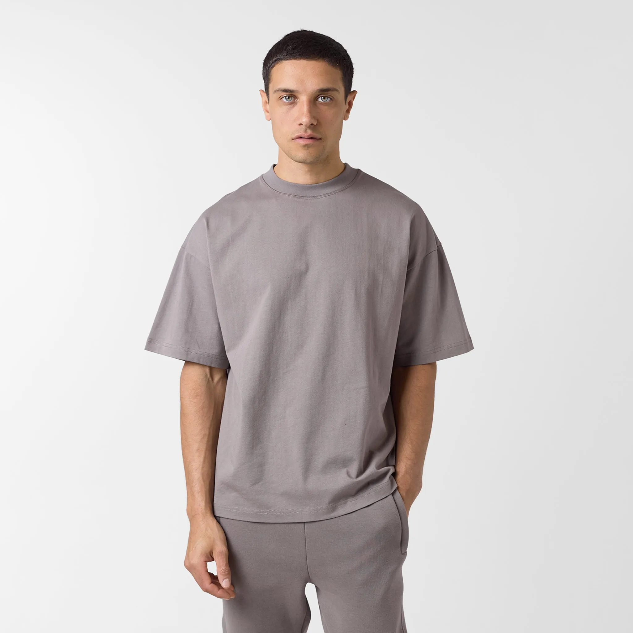 Open Hem Set | Walnut Brown