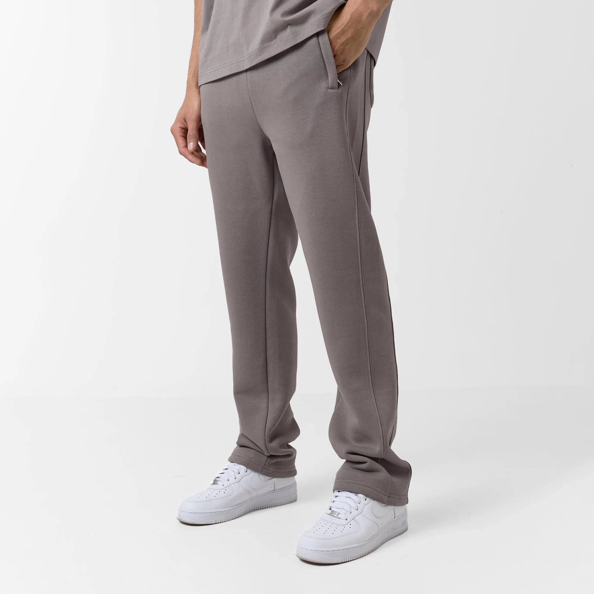 Open Hem Set | Walnut Brown