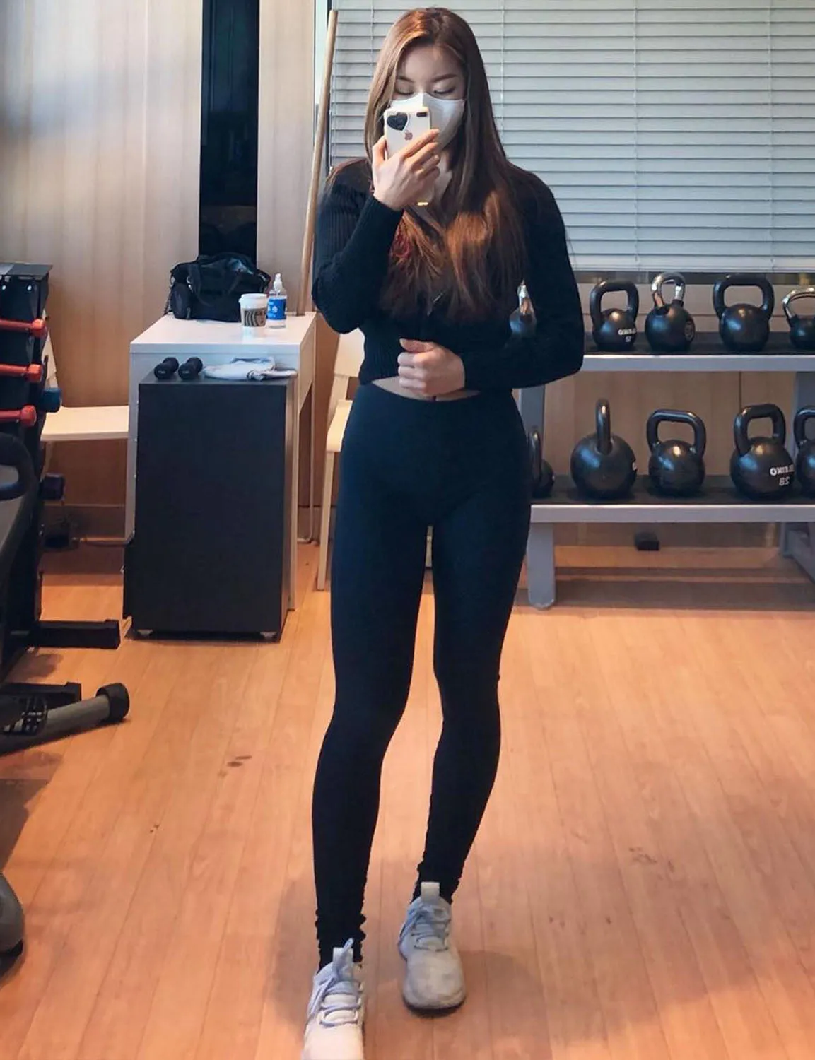 Over the Heel Pilates Pants darknavy ins_Pilates