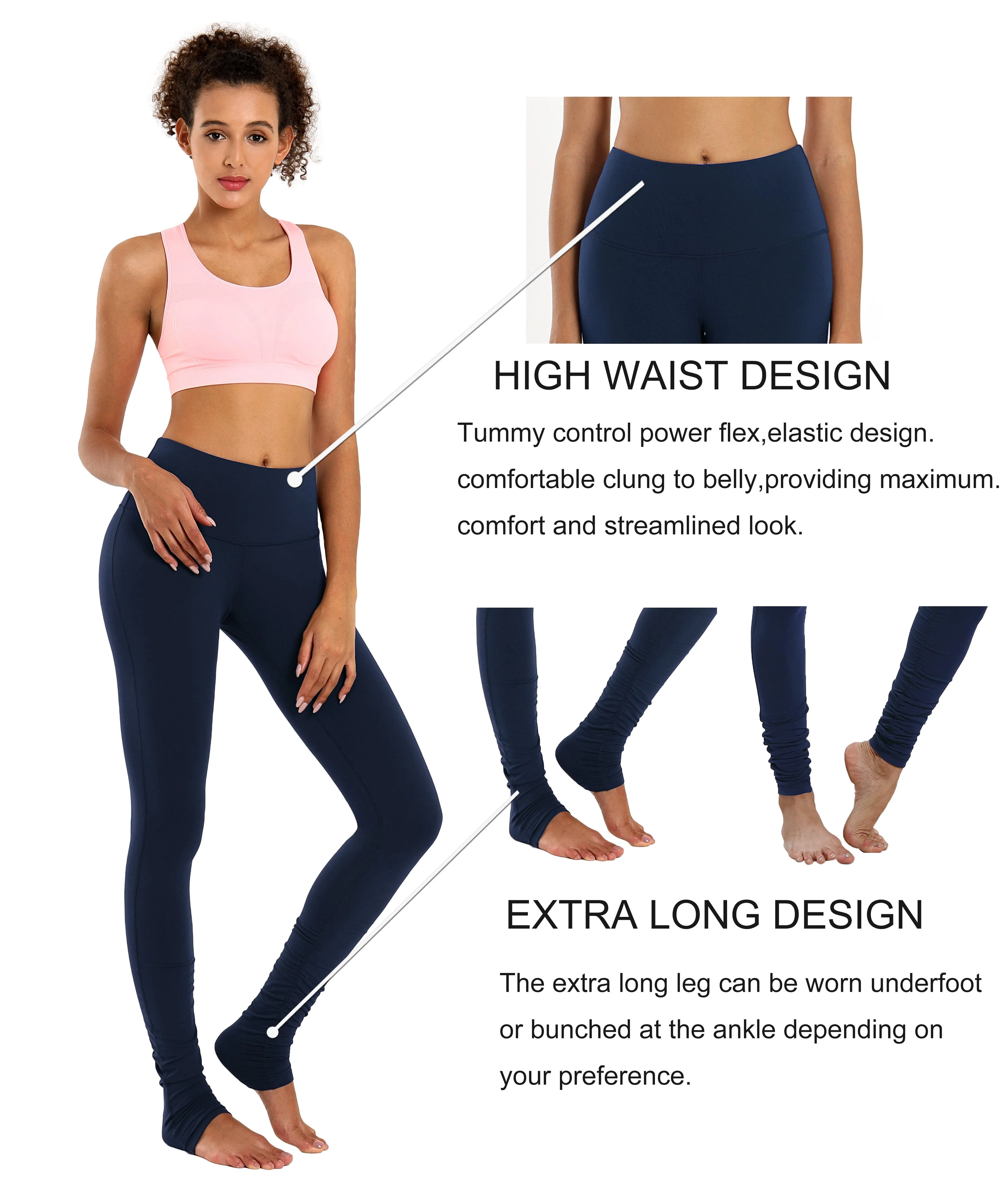 Over the Heel Pilates Pants darknavy ins_Pilates