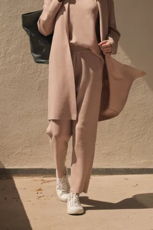 PAIGE PANT IN DOUBLE KNIT HEATHERED PIMA COTTON LIMITED EDITION COLORS