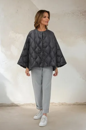 PAIGE PANT IN DOUBLE KNIT HEATHERED PIMA COTTON