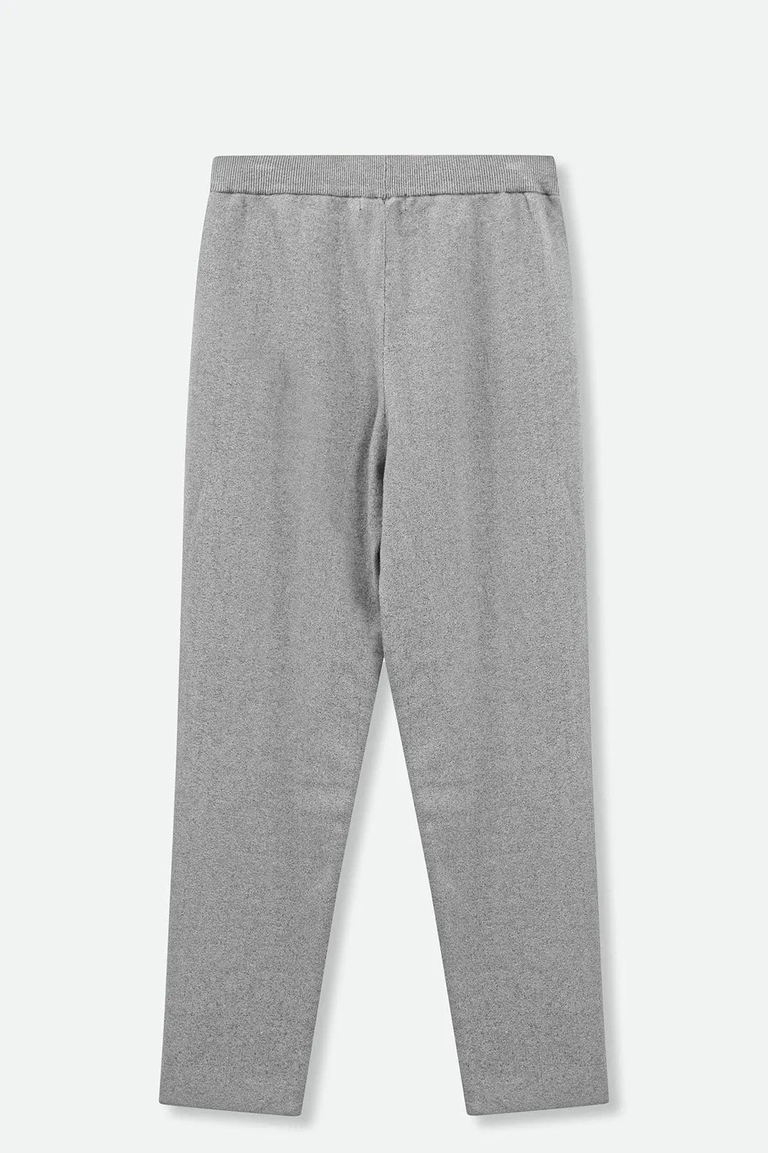 PAIGE PANT IN DOUBLE KNIT HEATHERED PIMA COTTON