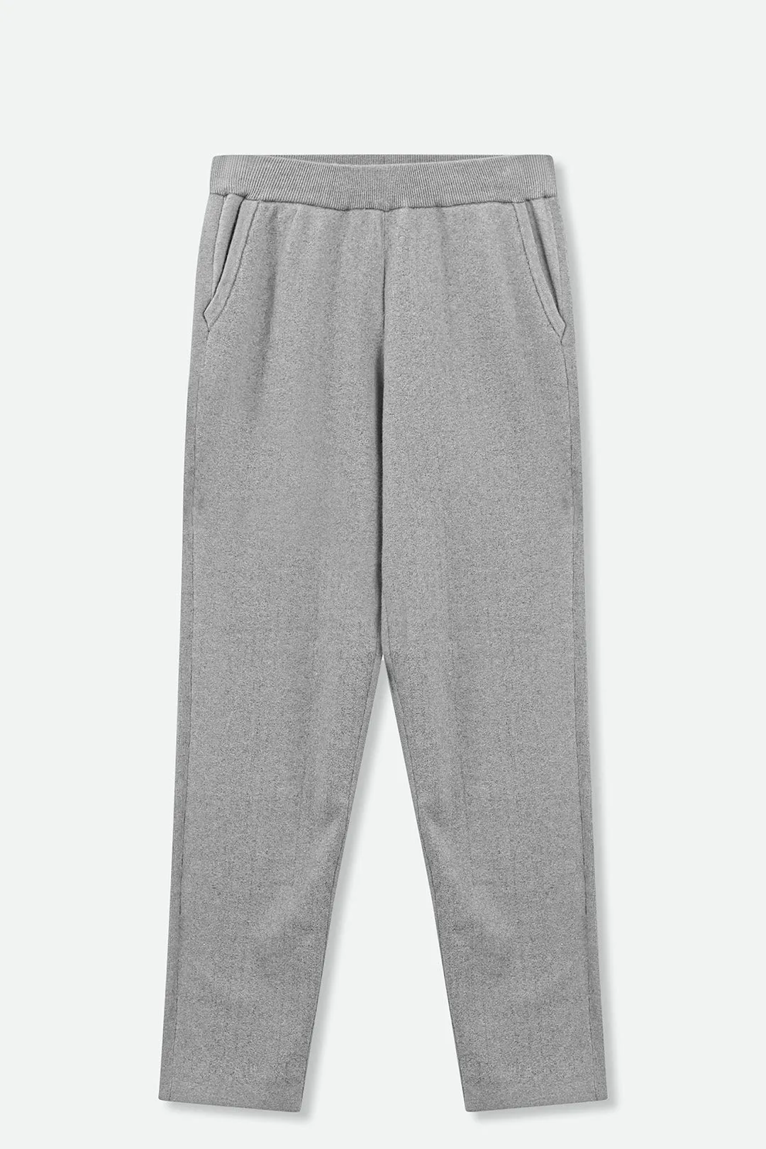 PAIGE PANT IN DOUBLE KNIT HEATHERED PIMA COTTON