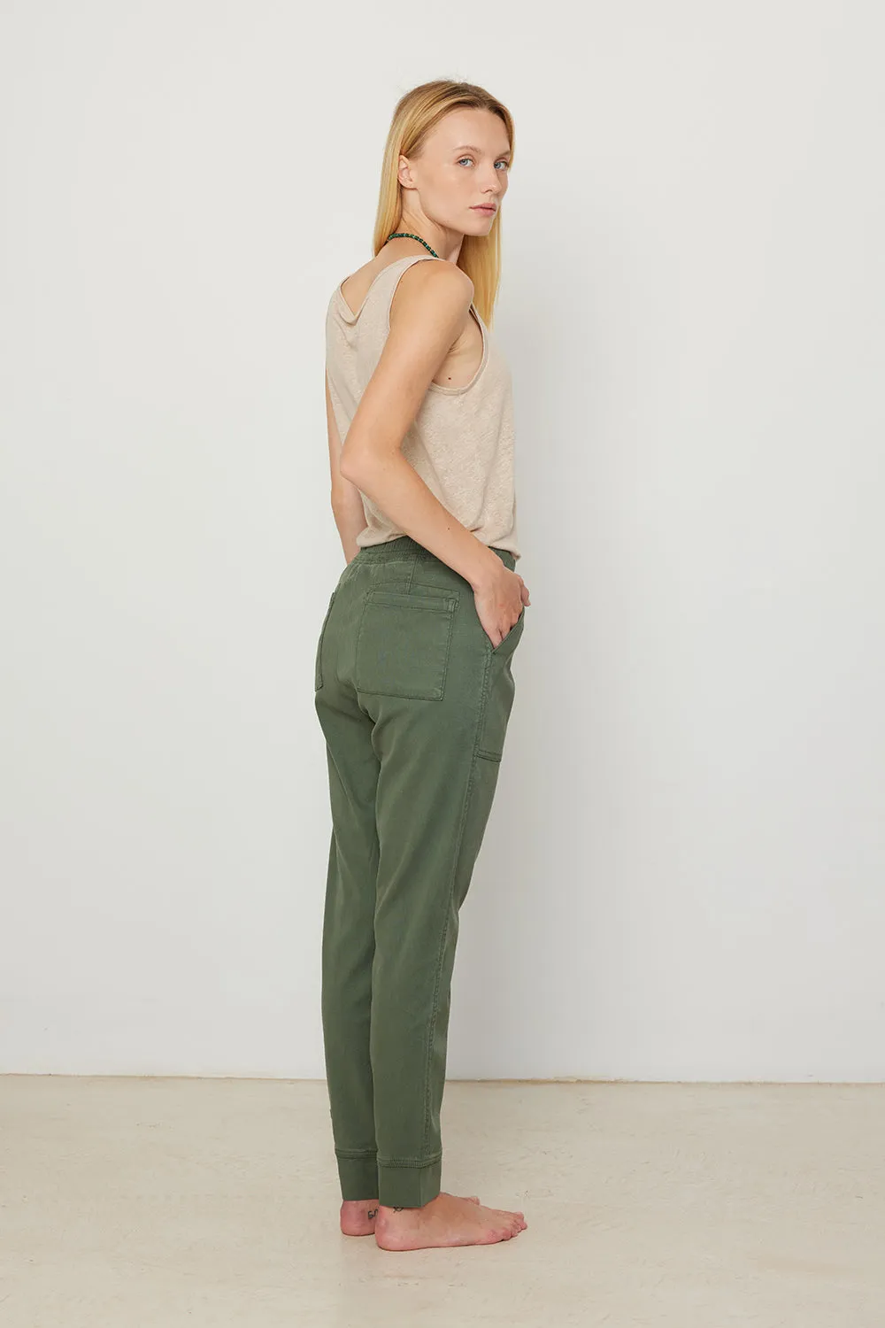 Pants Dark Green